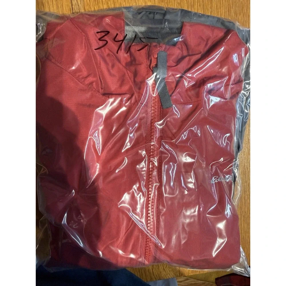 Eddie‎ Bauer Kids Hooded Waterproof 3-in-1 Jacket Red Camo Fleece Large 14/16